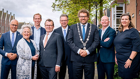 Foto: college van burgemeester en wethouders, gemeente Dijk en Waard